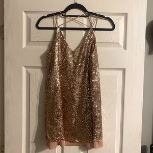 Wishlist Gold Sequin Camisole